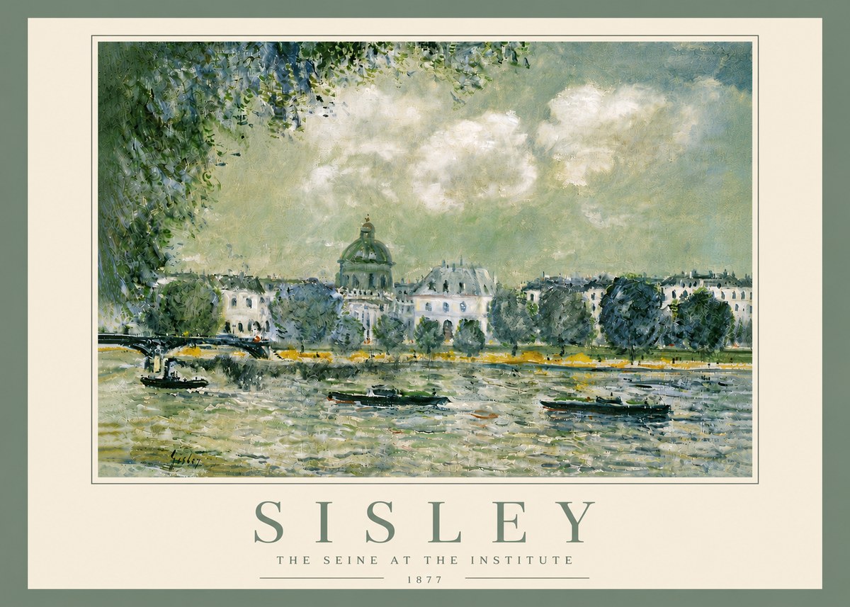 Sisley The Seine at the Institute No6 - Affiche
