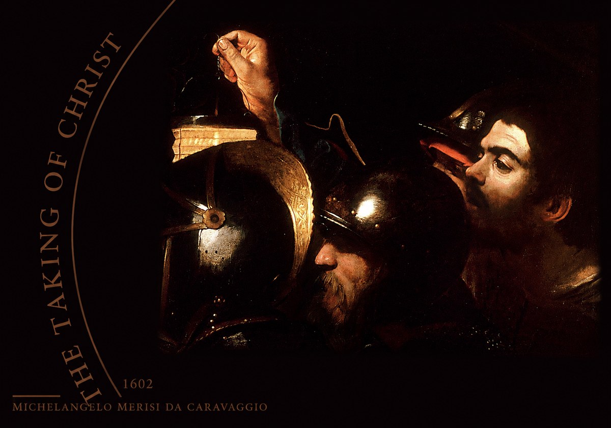 Michelangelo Merisi da Caravaggio The Taking of Christ I No6 - Affiche