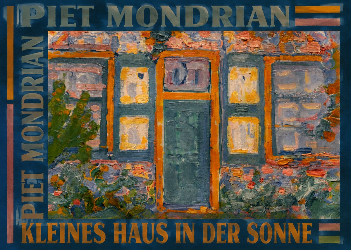 Piet Mondrian Kleines Haus in Der Sonne II No5 - Affiche