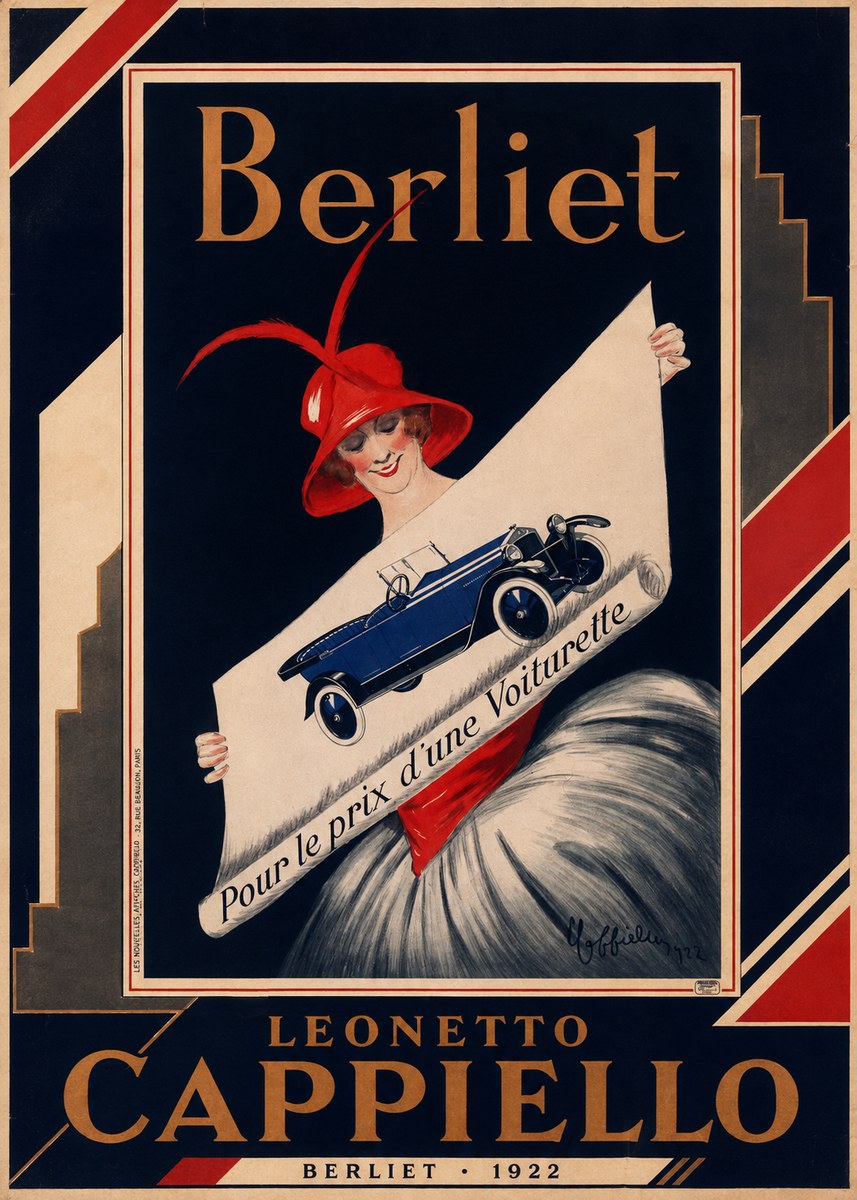 Leonetto Cappiello Berliet - Pour Le Prix D'une Voiturette No2 - Affiche