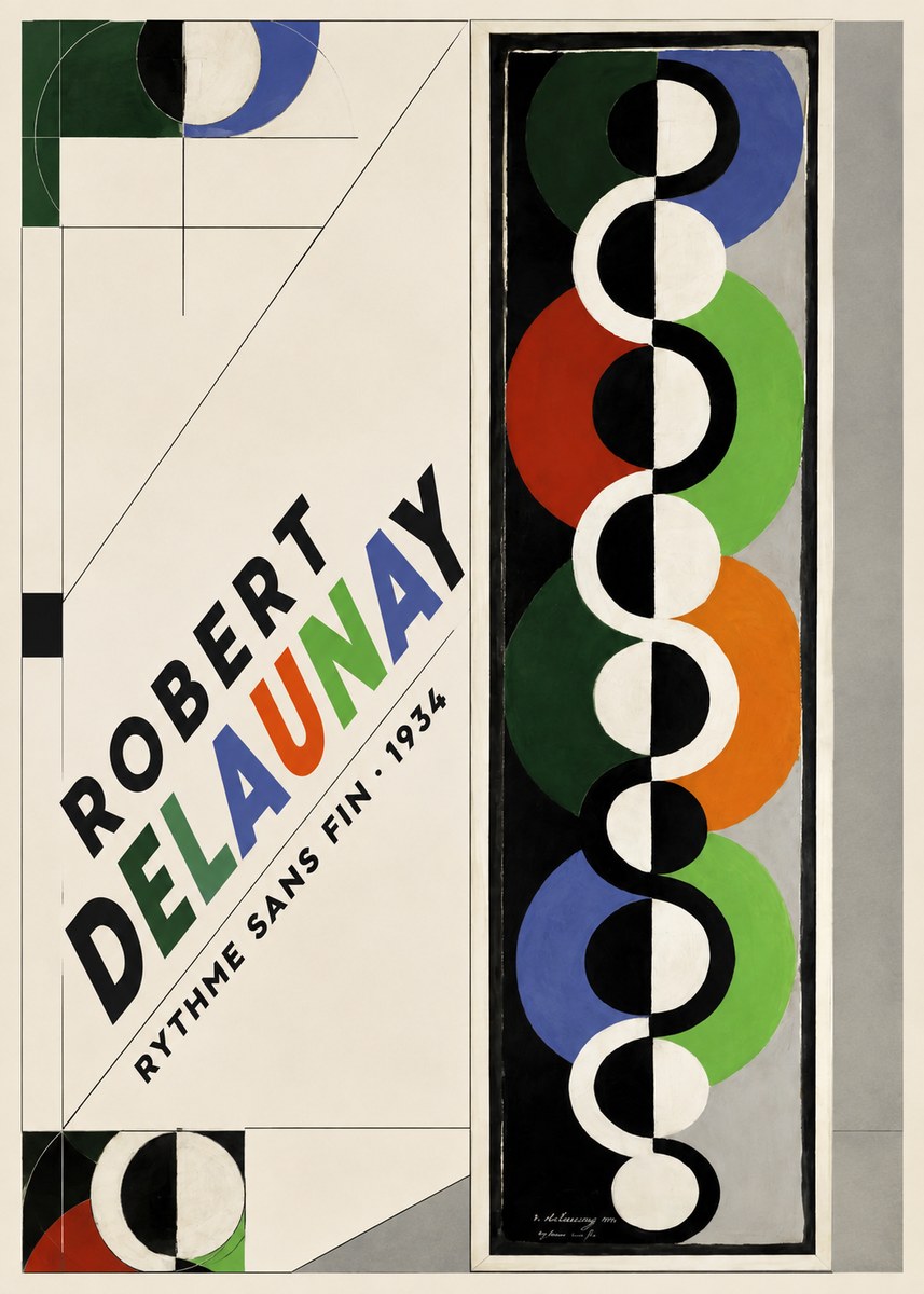 Robert Delaunay Rythme Sans Fin I No3 - Affiche