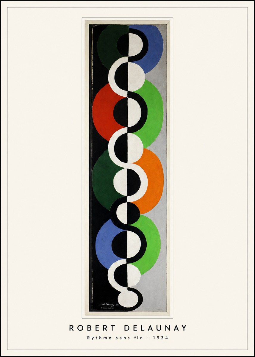 Robert Delaunay Rythme Sans Fin I No4 - Affiche