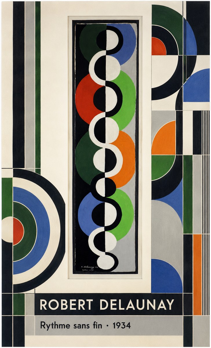 Robert Delaunay Rythme Sans Fin I No5 - Affiche