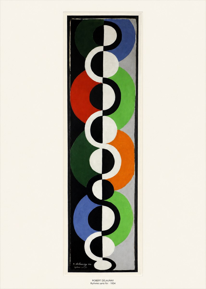 Robert Delaunay Rythme Sans Fin I No6 - Affiche