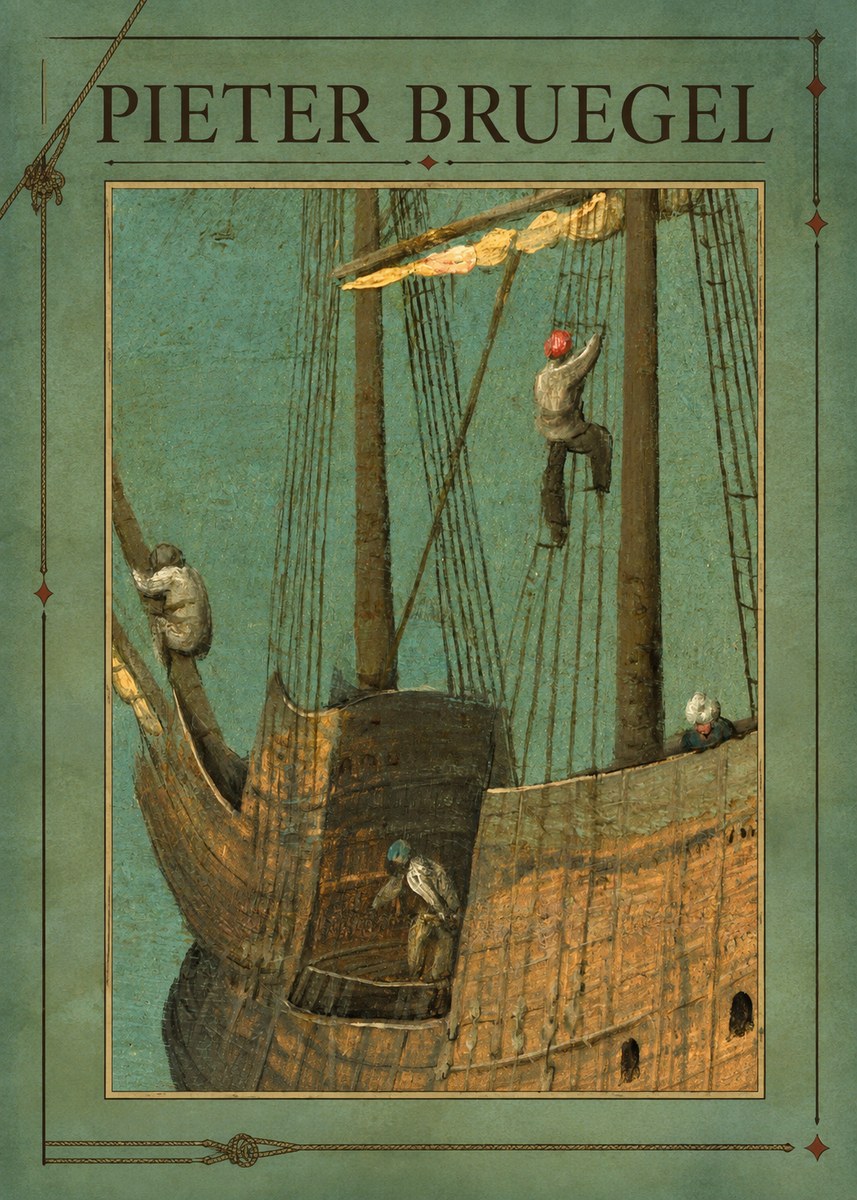 Pieter Bruegel The Ship No1 - Affiche