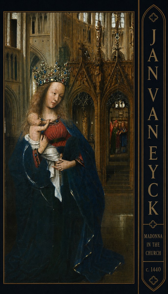 Jan van Eyck Madonna in the Church I No4 - Affiche