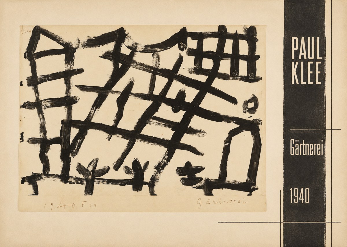 Paul Klee Gärtnerei No3 - Affiche