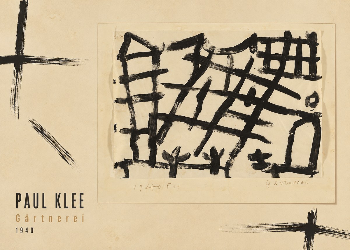 Paul Klee Gärtnerei No5 - Affiche