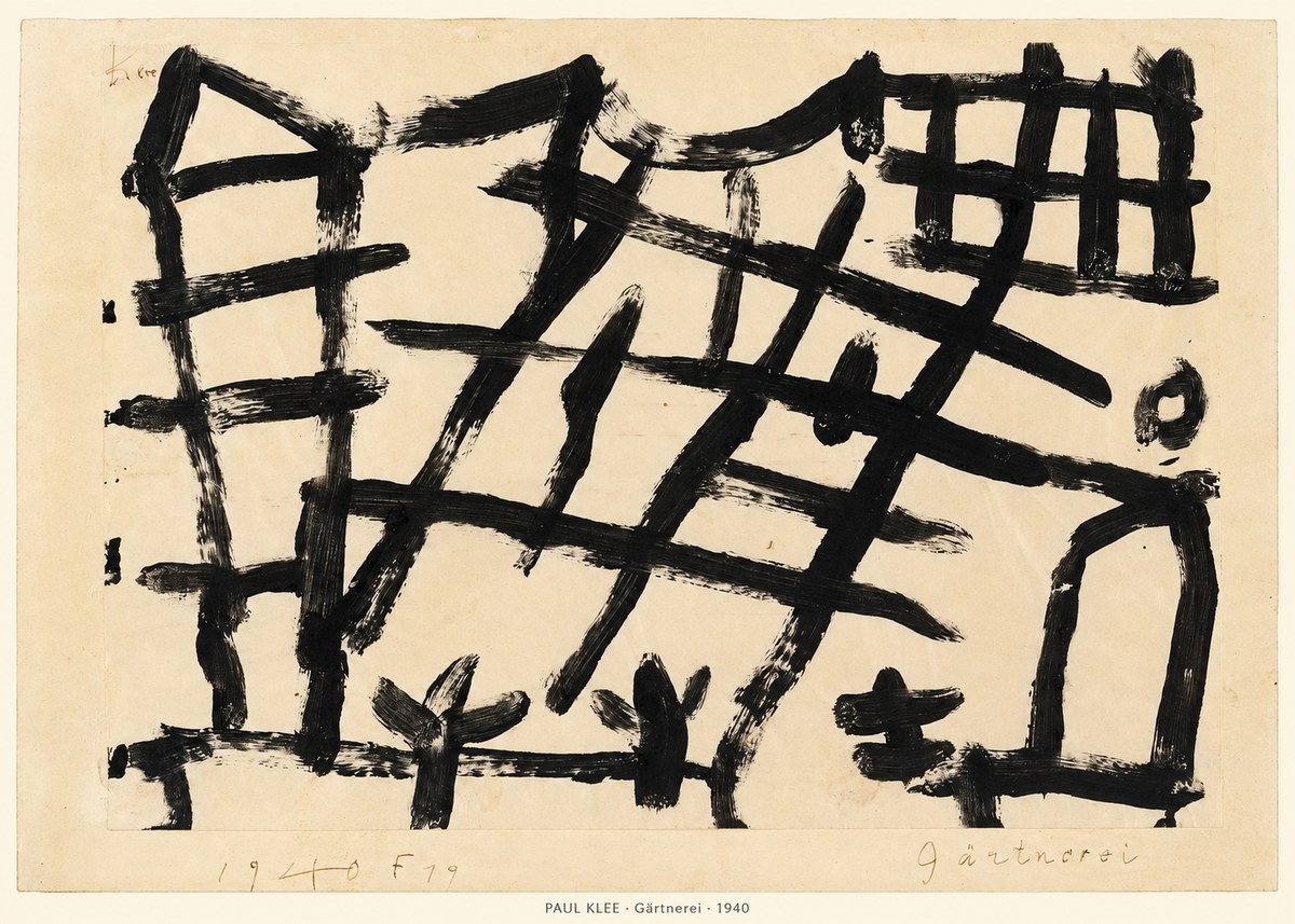 Paul Klee Gärtnerei No6 - Affiche