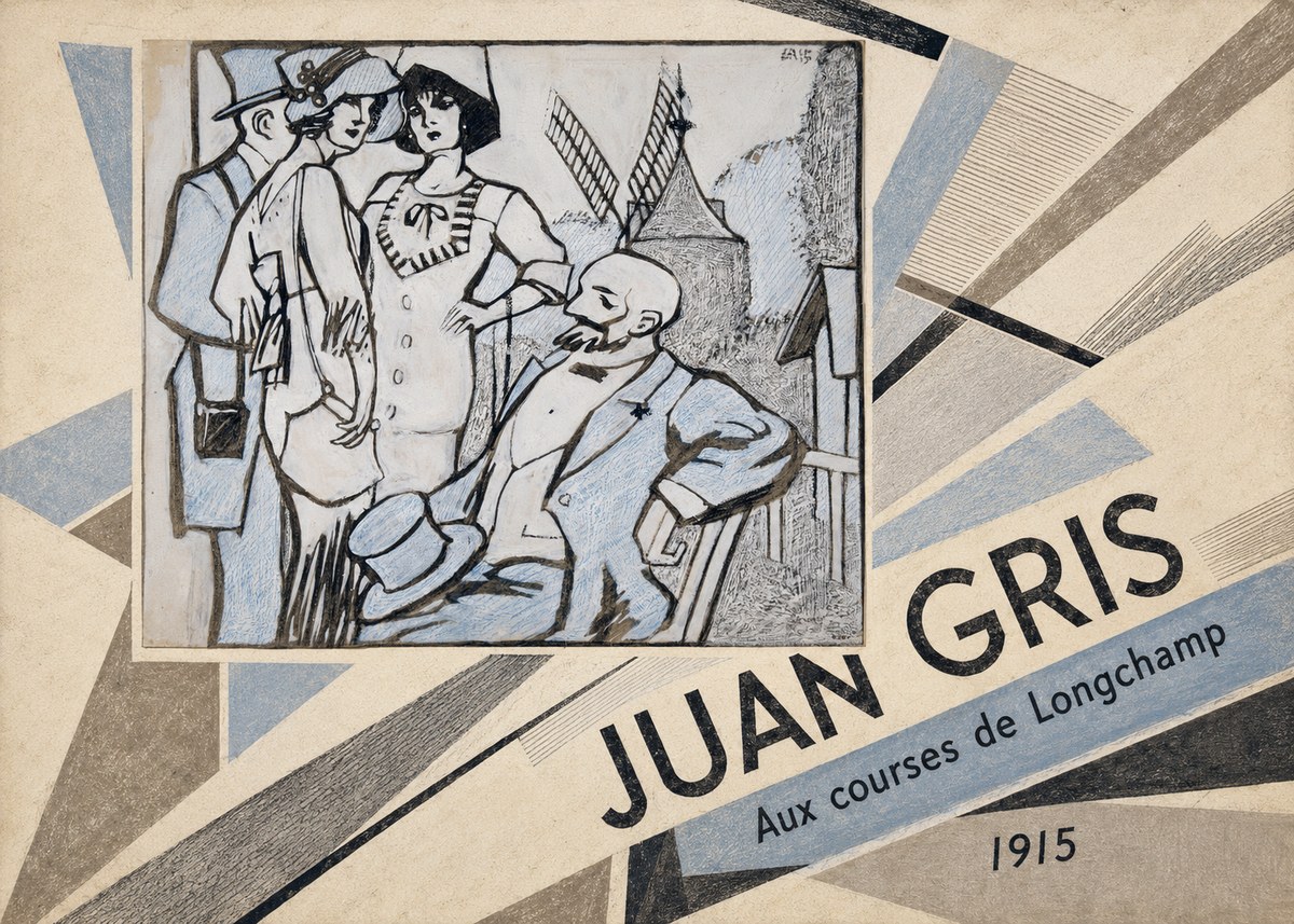 Juan Gris Aux Courses De Longchamp No6 - Affiche