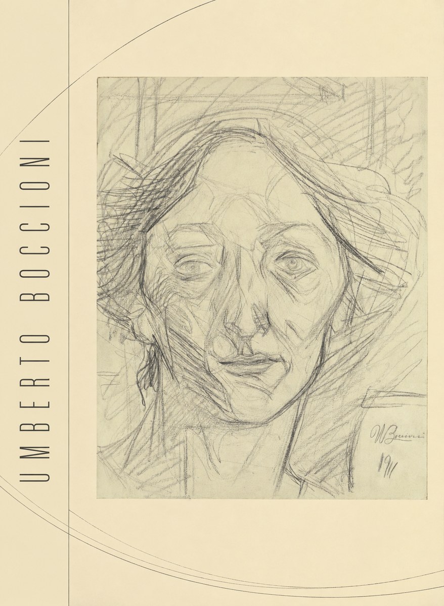 Umberto Boccioni Head of a Woman No2 - Affiche
