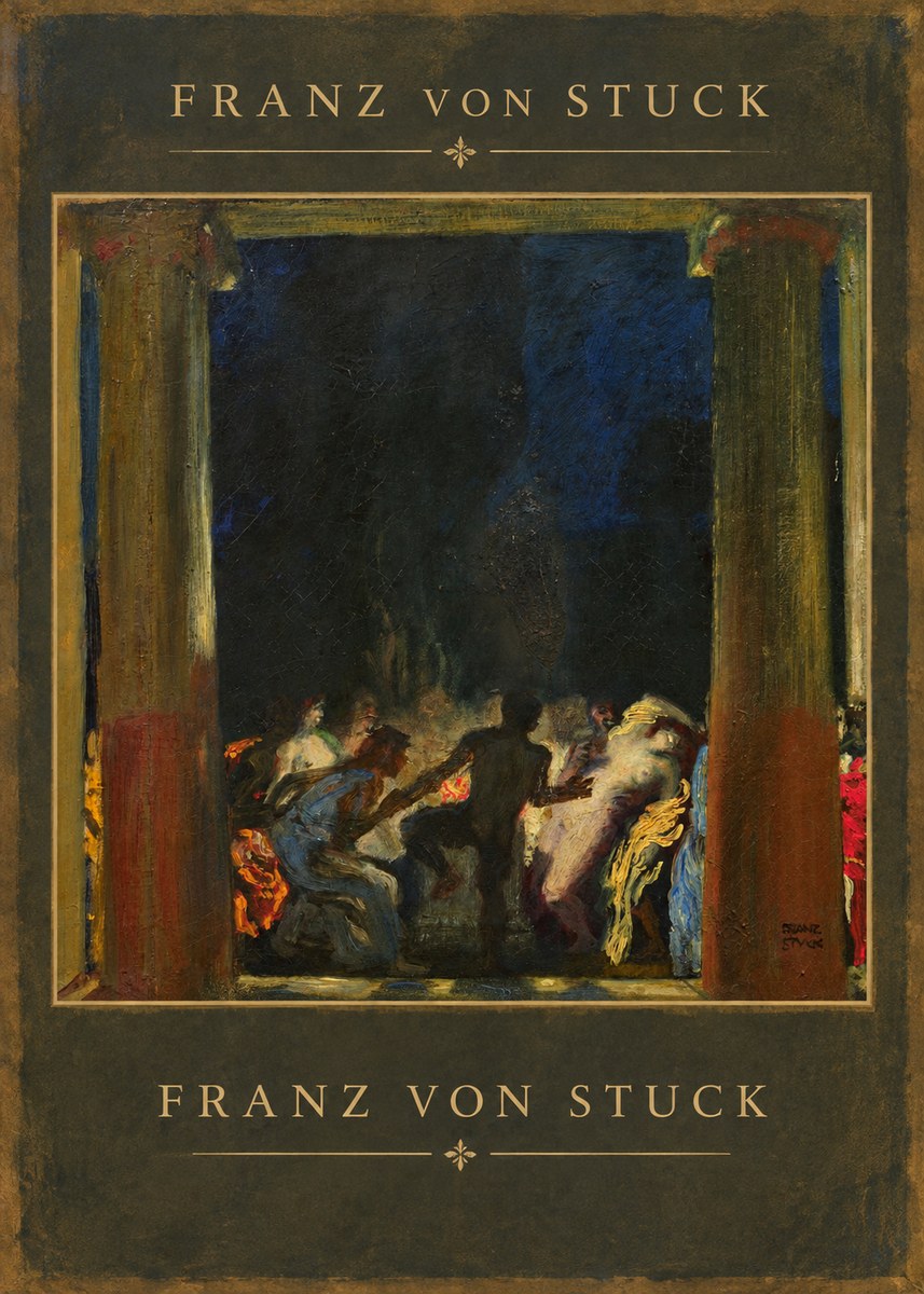 Franz von Stuck Bacchic Revel No2 - Affiche