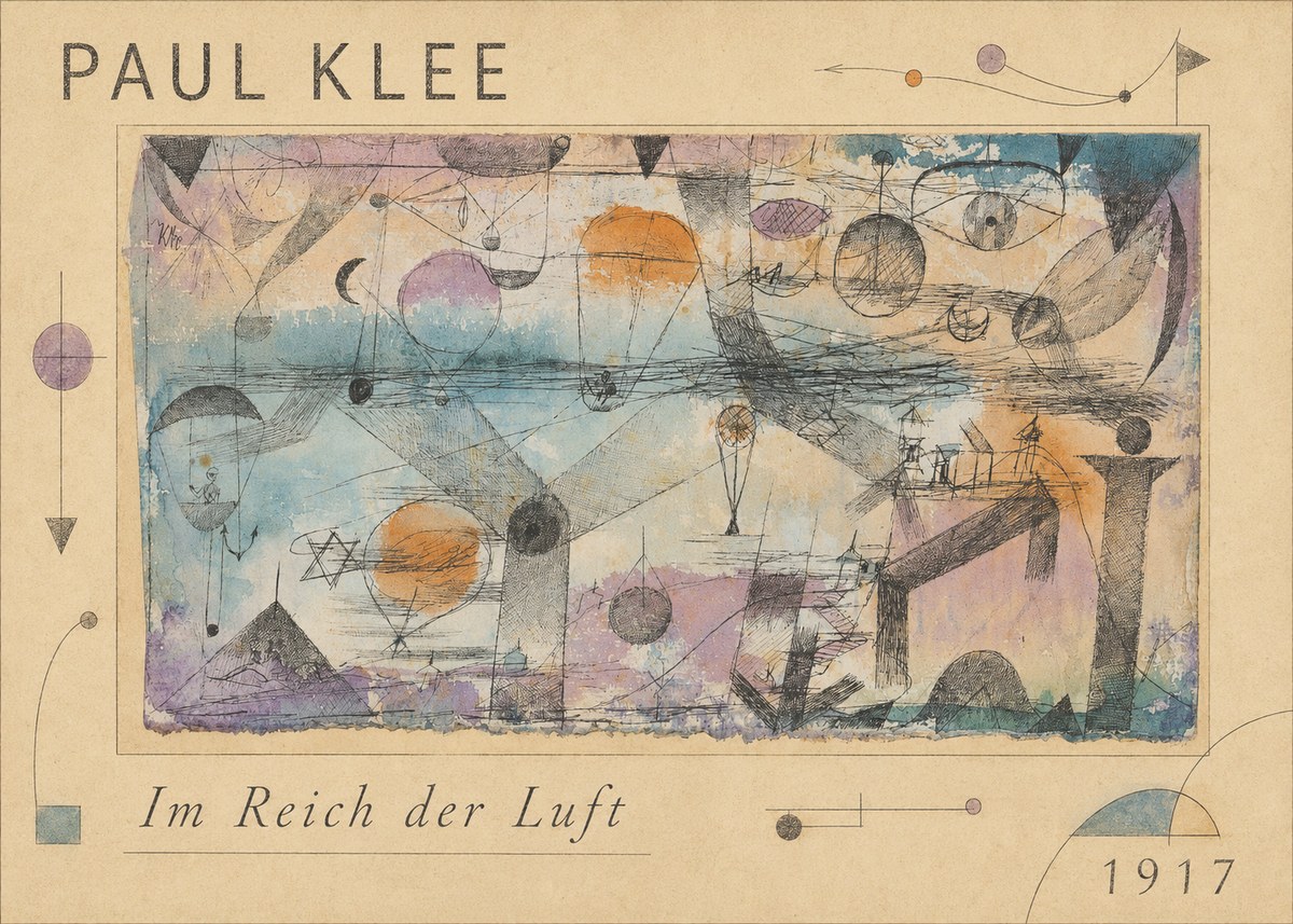Paul Klee Im Reich Der Luft No1 - Affiche