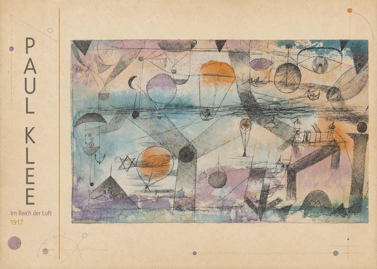 Paul Klee Im Reich Der Luft No2 - Affiche