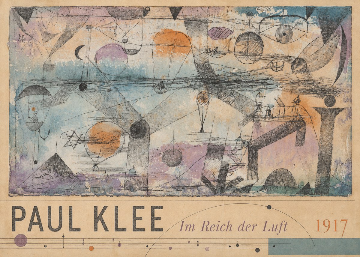 Paul Klee Im Reich Der Luft No4 - Affiche