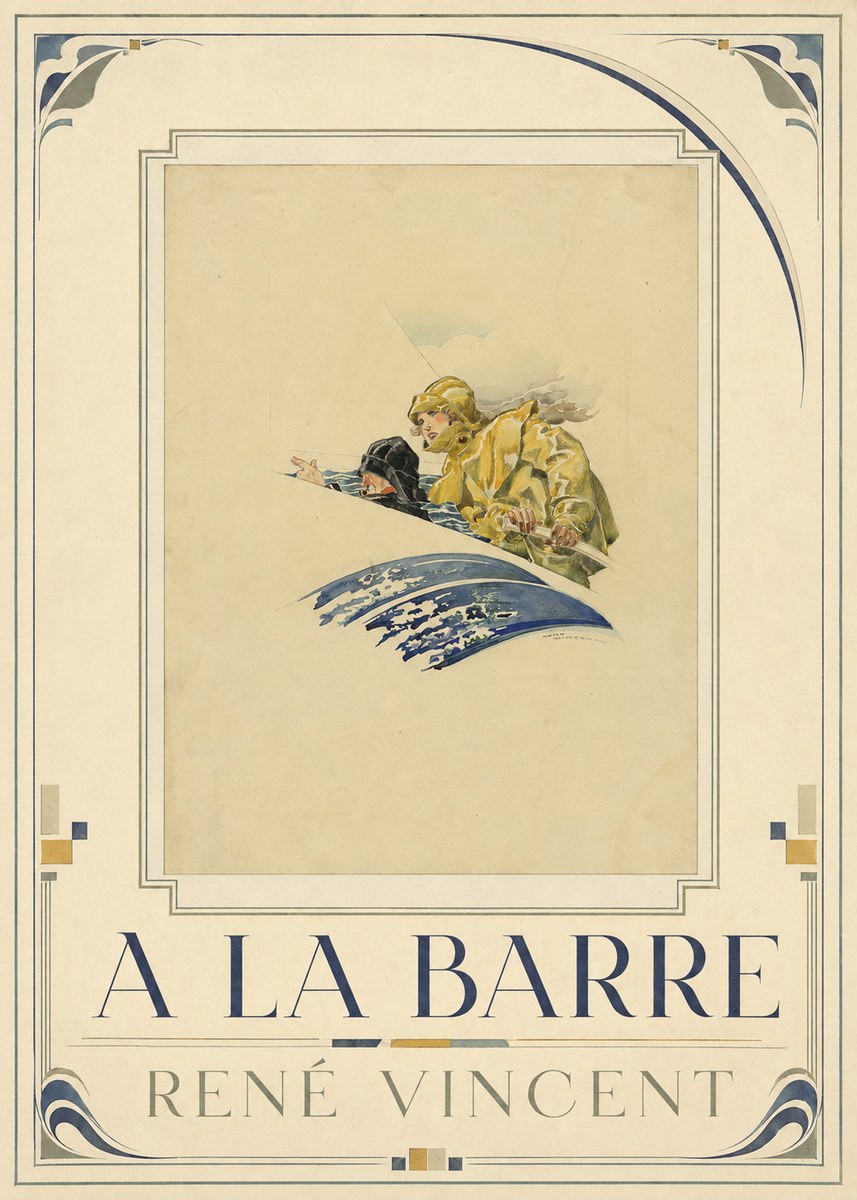 René Vincent A La Barre No3 - Affiche