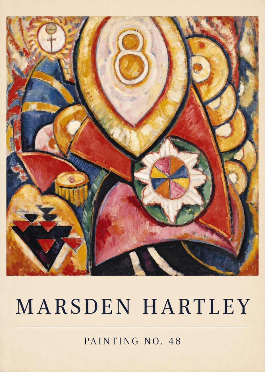 Marsden Hartley Painting No. 48 No6 - Affiche