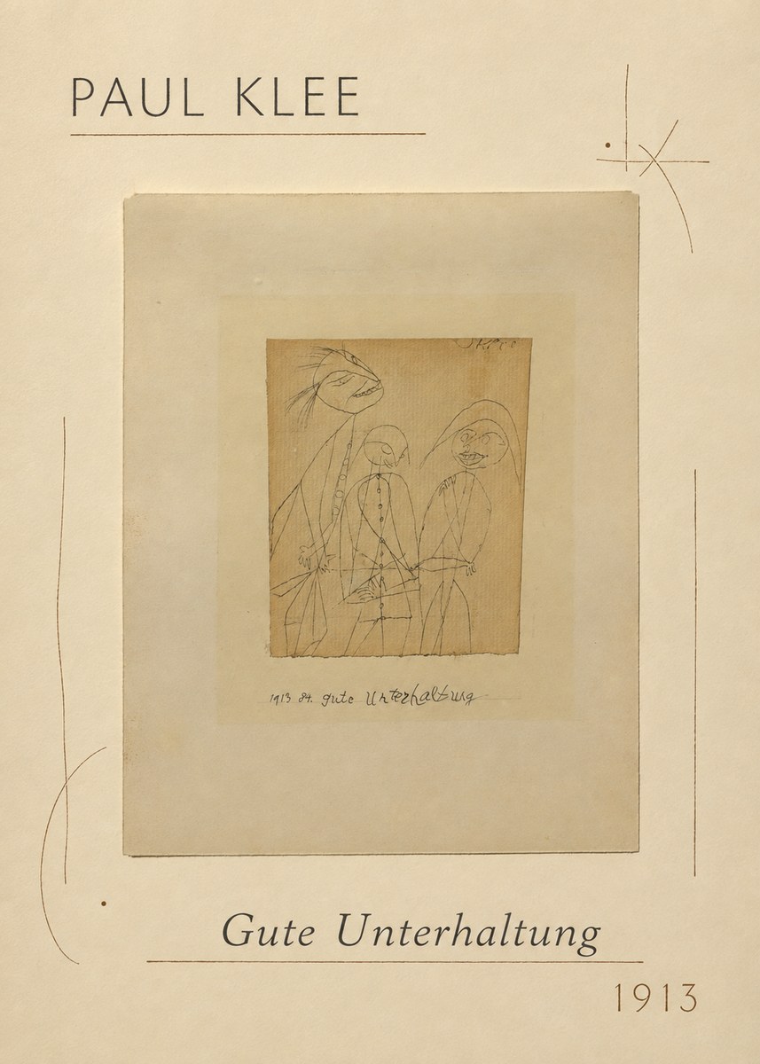 Paul Klee Gute Unterhaltung No1 - Affiche