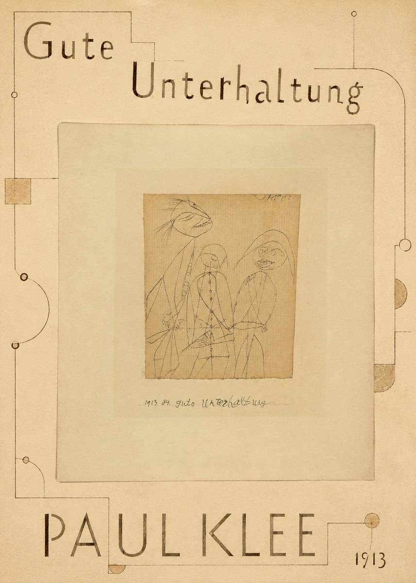 Paul Klee Gute Unterhaltung No3 - Affiche
