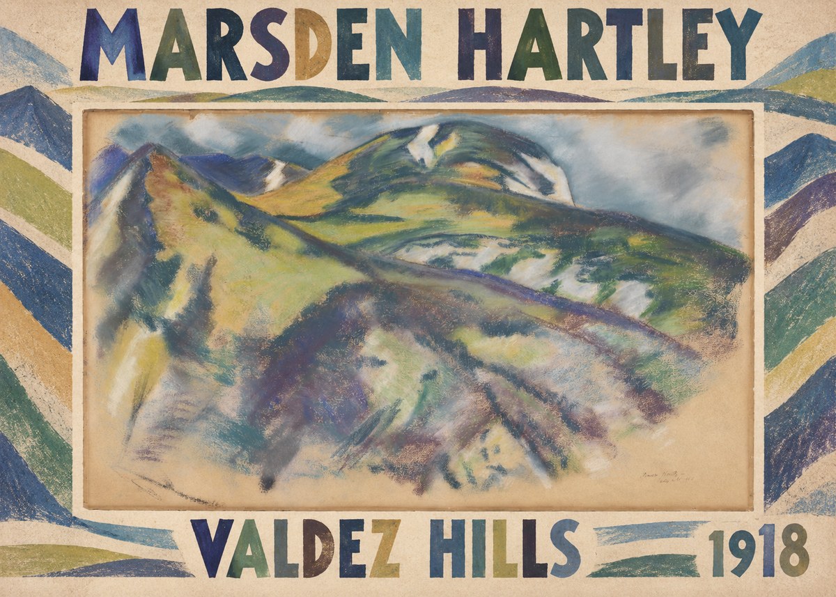 Marsden Hartley Valdez Hills No2 - Affiche