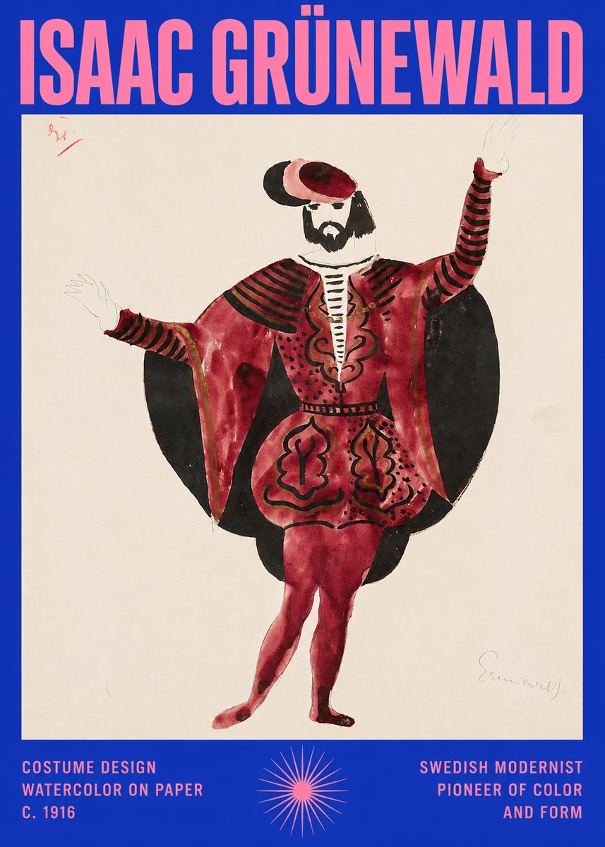 Isaac Grünewald Costume Design II No2 - Affiche