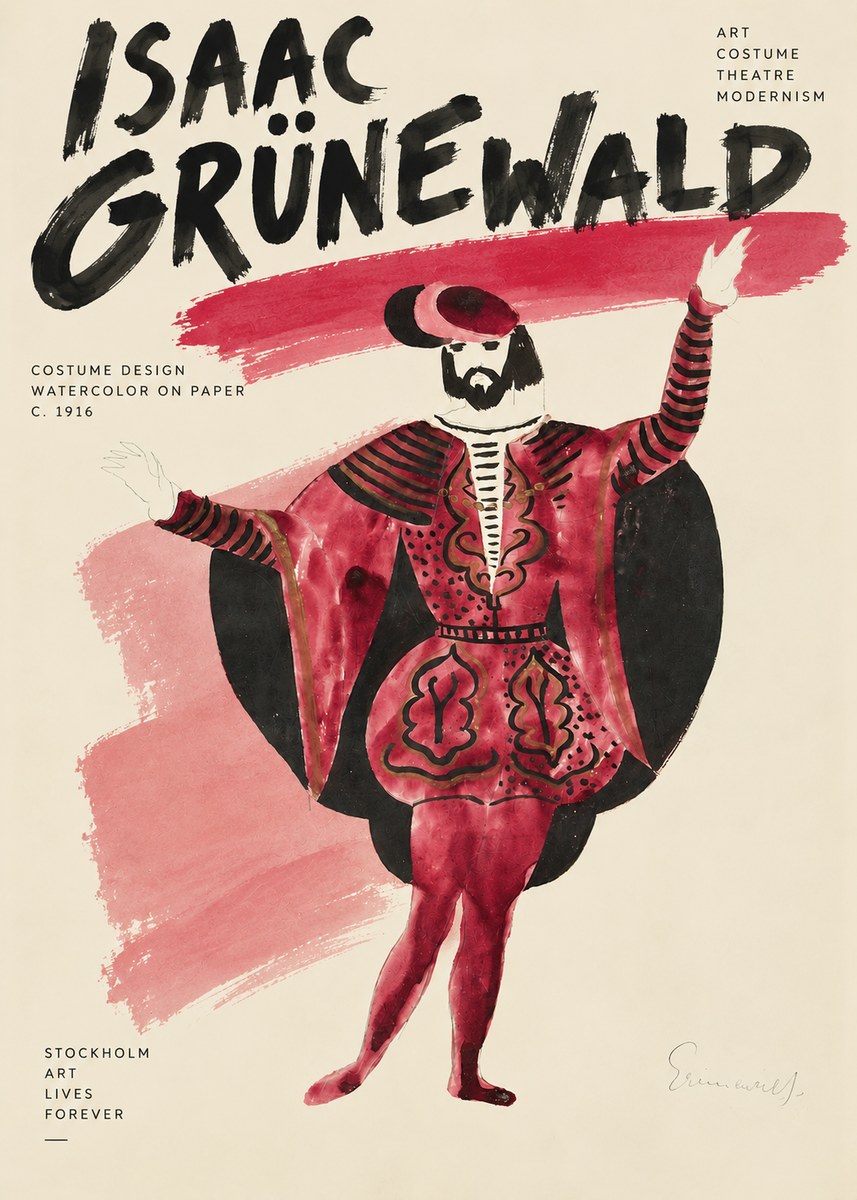 Isaac Grünewald Costume Design II No3 - Affiche