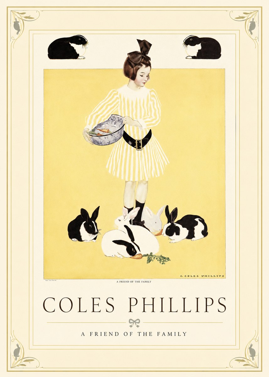 Coles Phillips A Friend of the Family No1 - Affiche