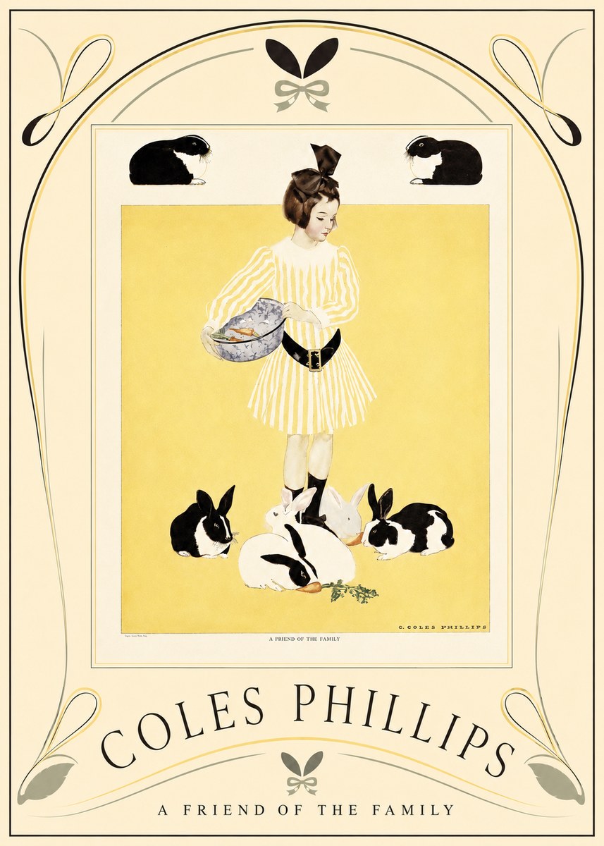 Coles Phillips A Friend of the Family No3 - Affiche