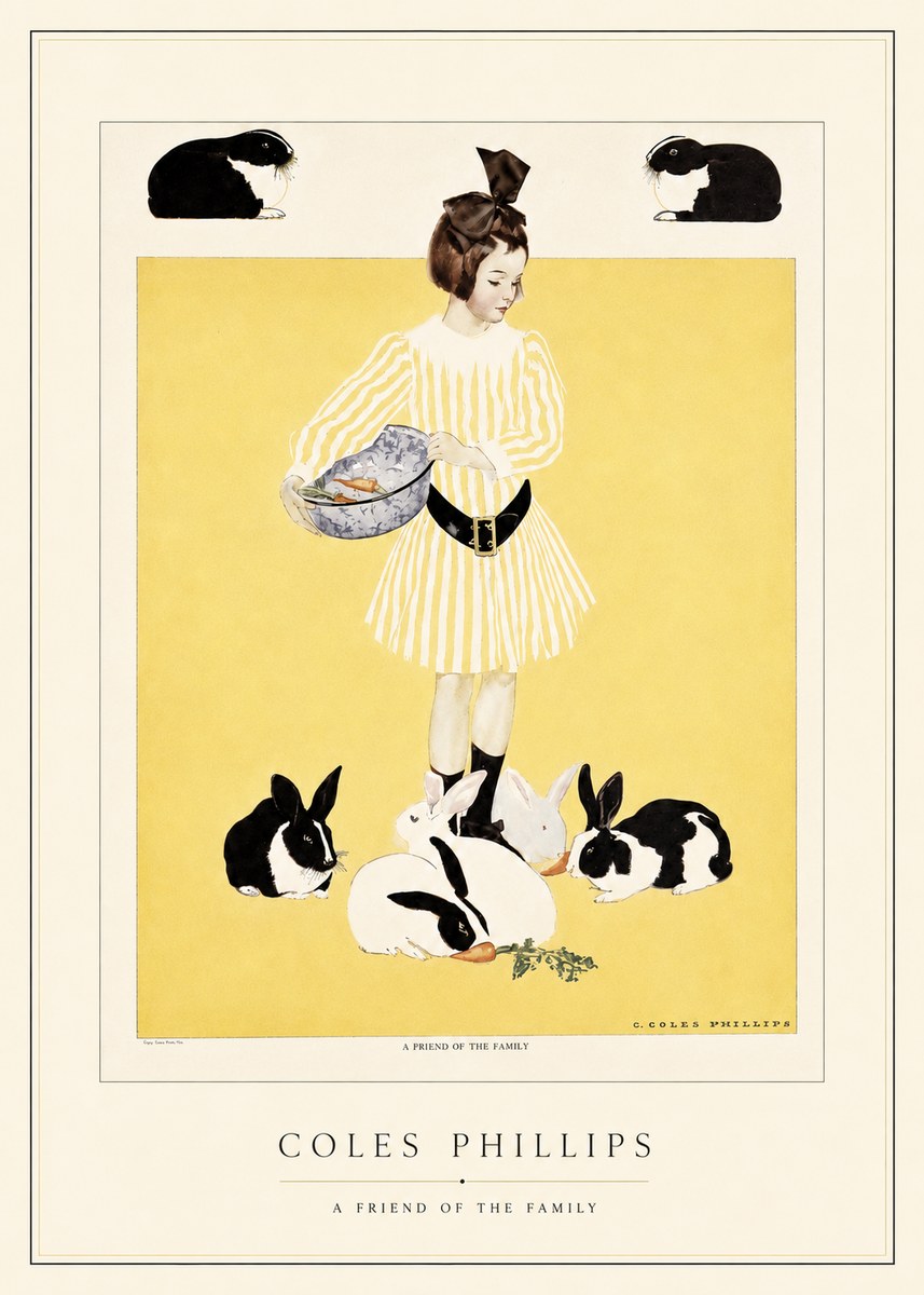 Coles Phillips A Friend of the Family No4 - Affiche