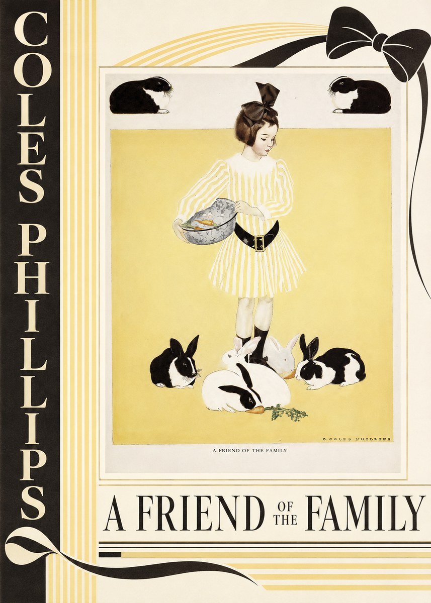 Coles Phillips A Friend of the Family No6 - Affiche