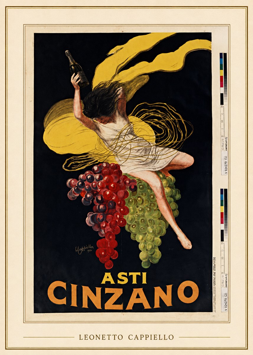 Leonetto Cappiello Asti Cinzano I No3 - Affiche