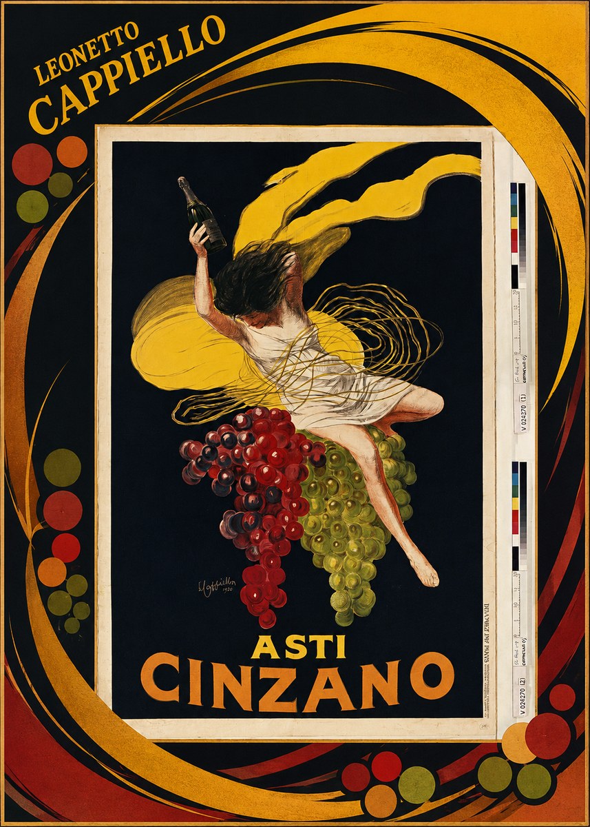 Leonetto Cappiello Asti Cinzano I No4 - Affiche