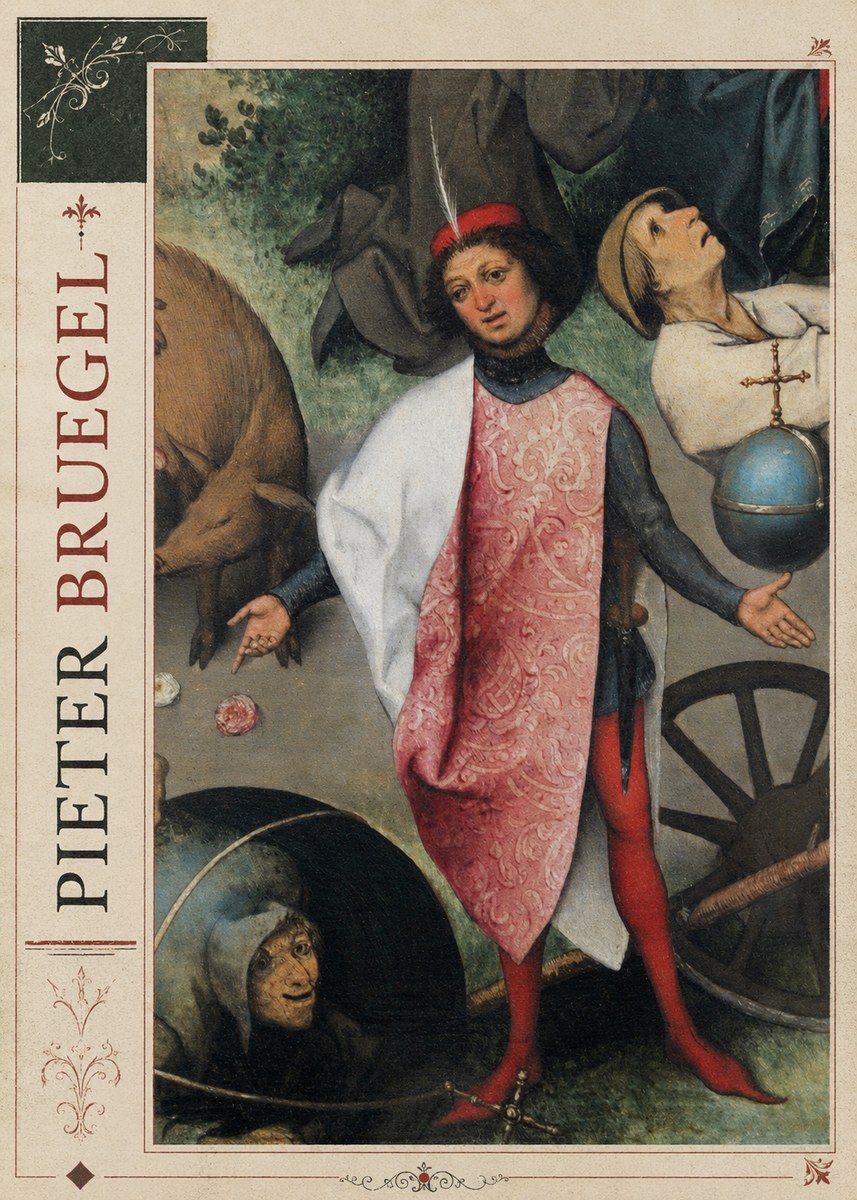 Pieter Bruegel Netherlandish Proverbs II No2 - Affiche