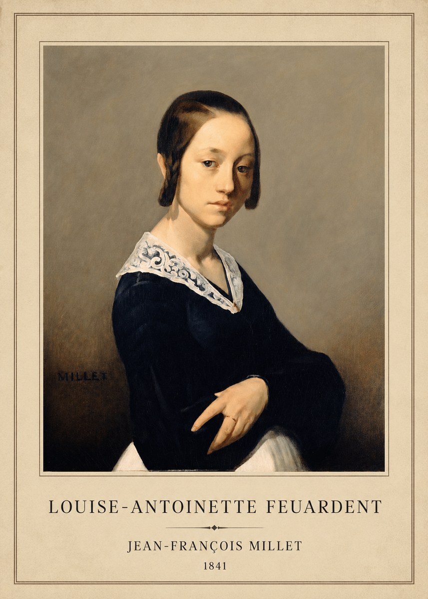 Jean-François Millet Louise-antoinette Feuardent No1 - Affiche