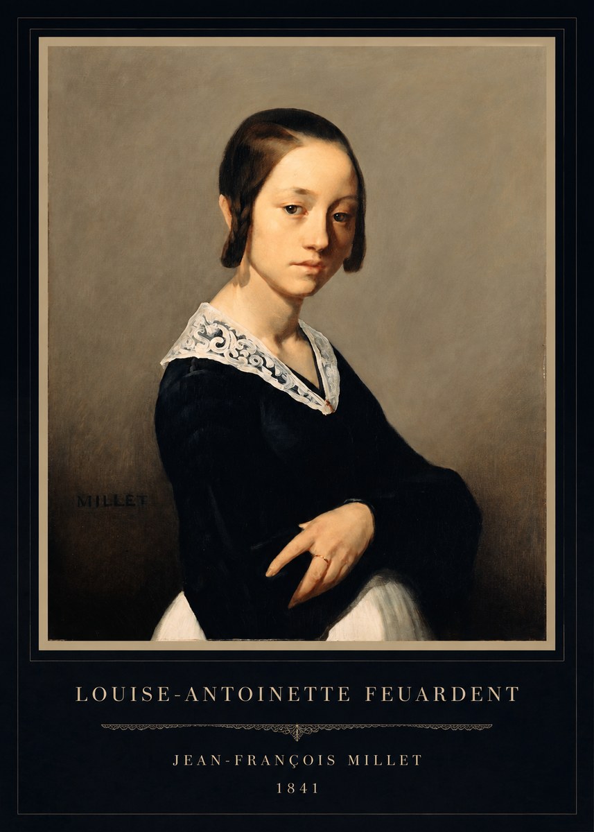 Jean-François Millet Louise-antoinette Feuardent No4 - Affiche
