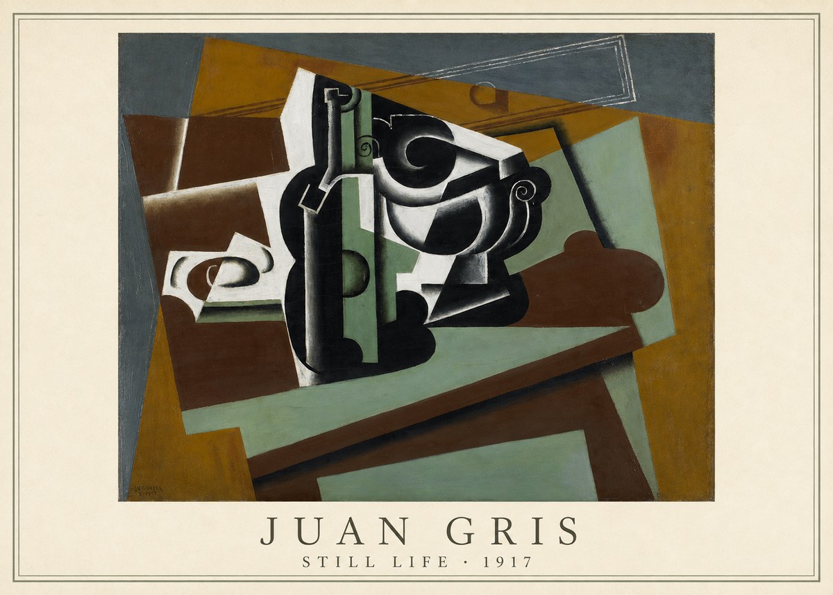 Juan Gris Still Life I No4 - Affiche