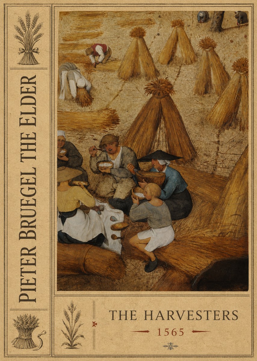 Pieter Bruegel The Harvesters I No2 - Affiche