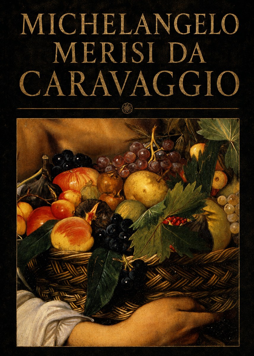 Michelangelo Merisi da Caravaggio Basket of Fruit No5 - Affiche