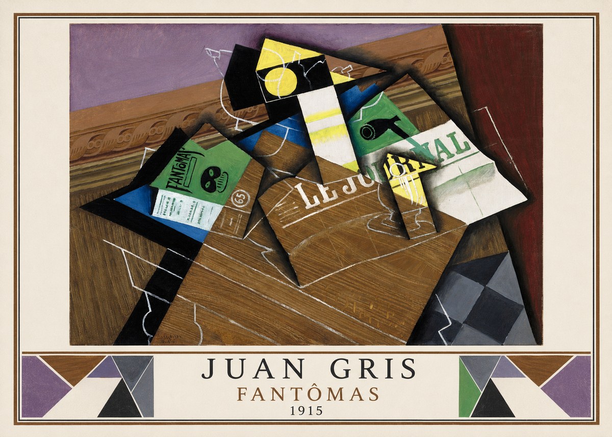 Juan Gris Fantômas II No1 - Affiche