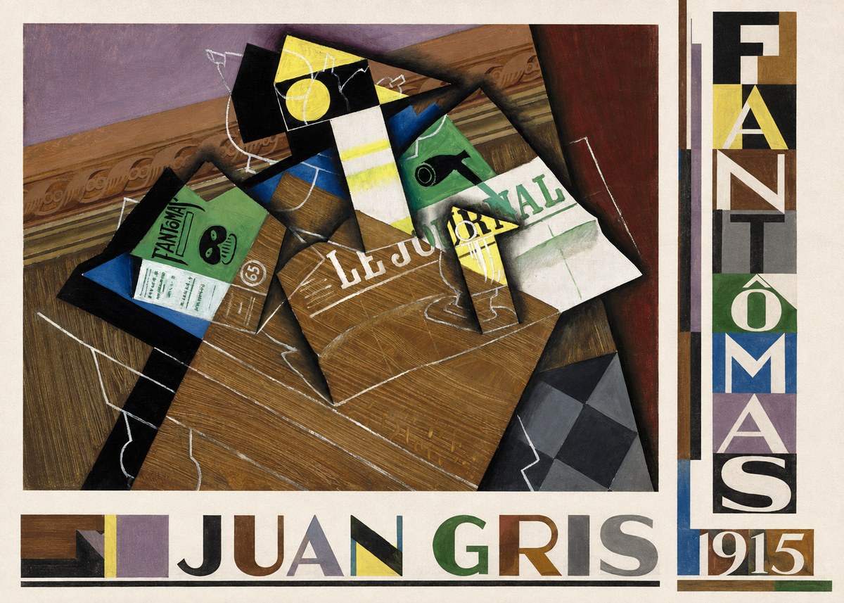 Juan Gris Fantômas II No3 - Affiche