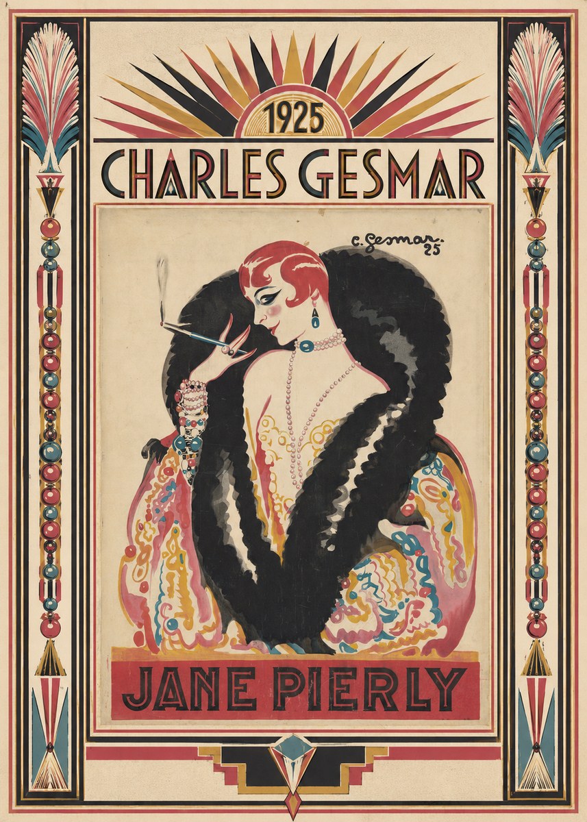Charles Gesmar Jane Pierly No2 - Affiche