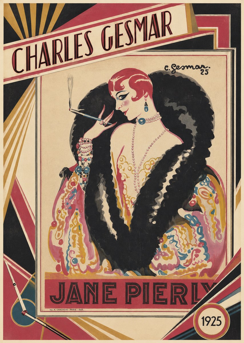 Charles Gesmar Jane Pierly No5 - Affiche