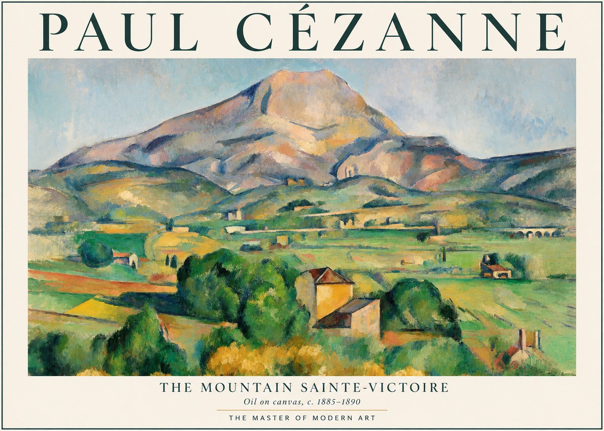 Paul Cézanne Mount Sainte-victoire No2 - Affiche