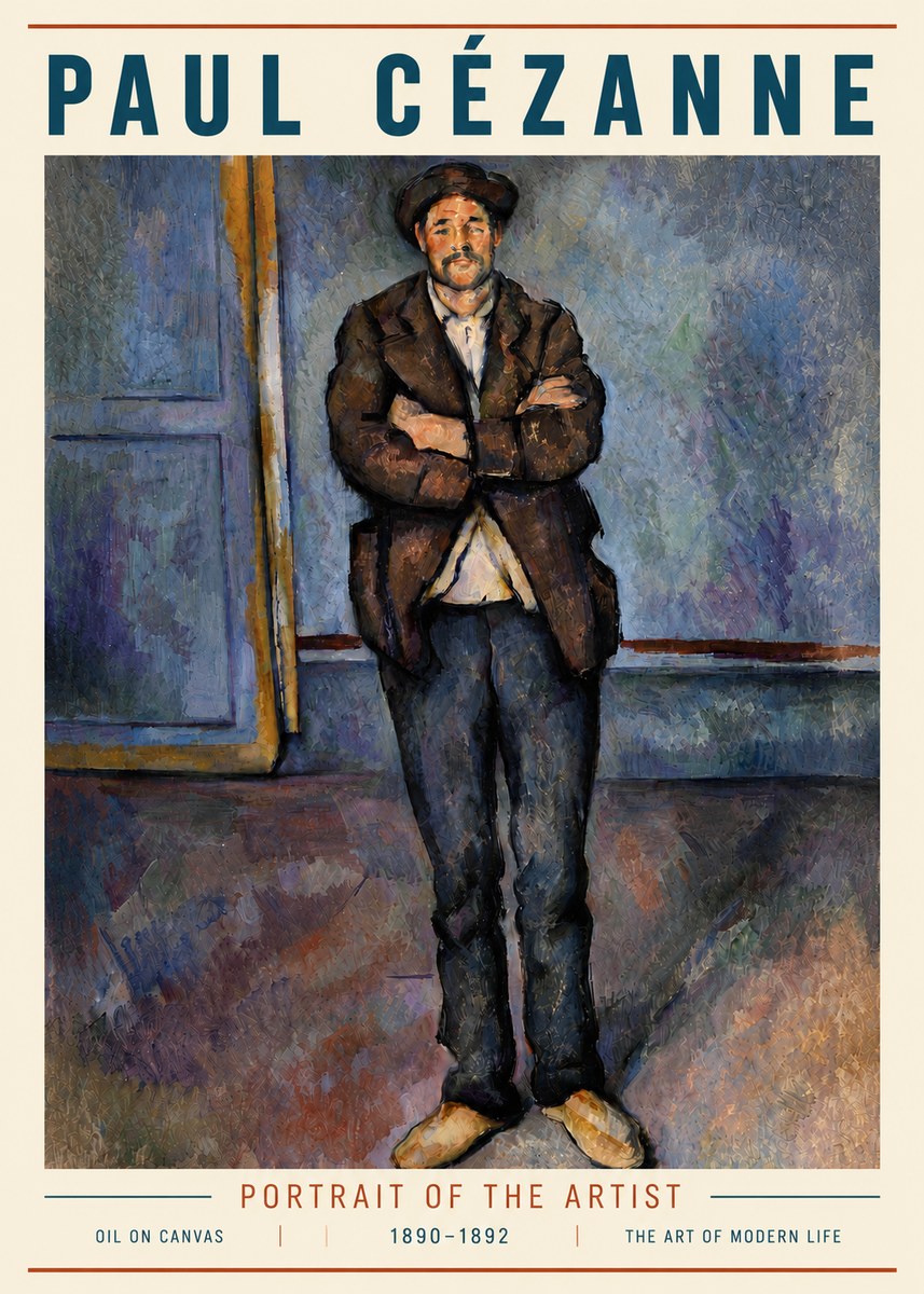 Paul Cézanne Portrait of the Artist II No5 - Affiche
