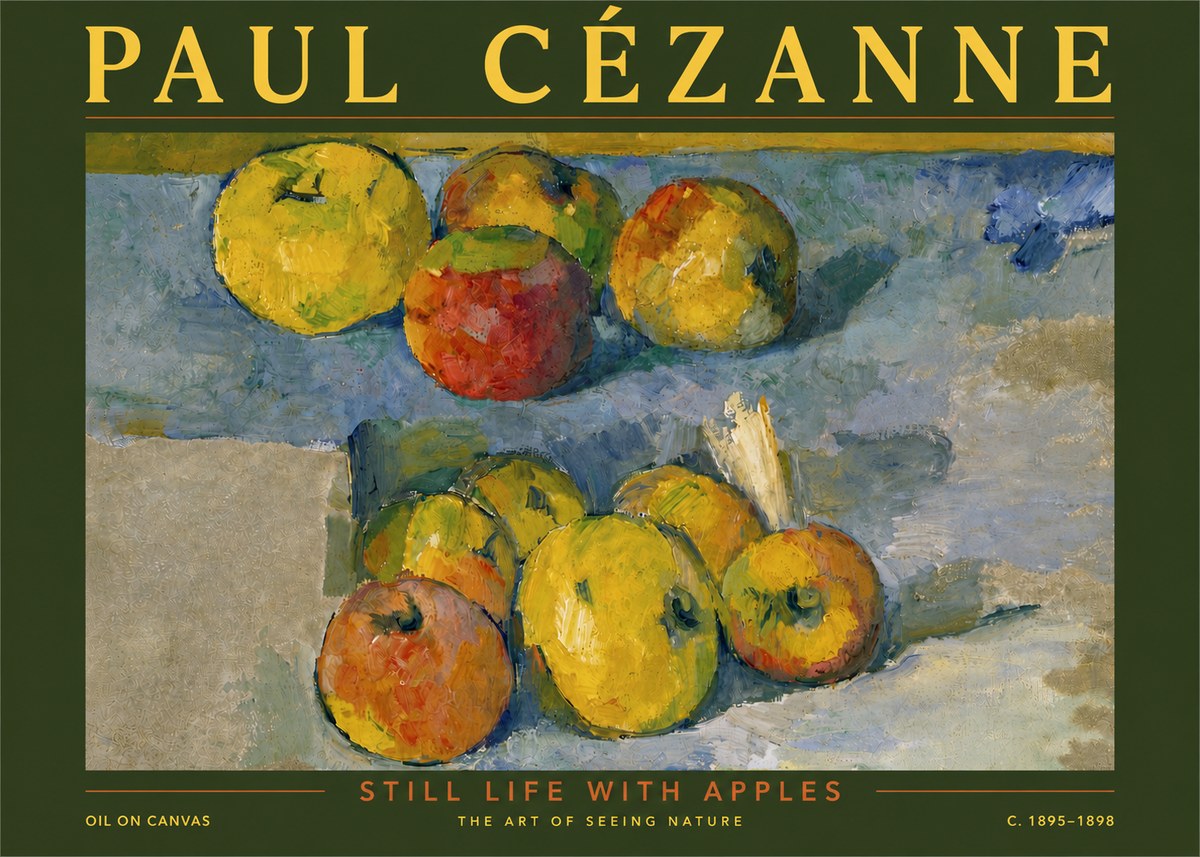 Paul Cézanne Still Life with Apples No5 - Affiche