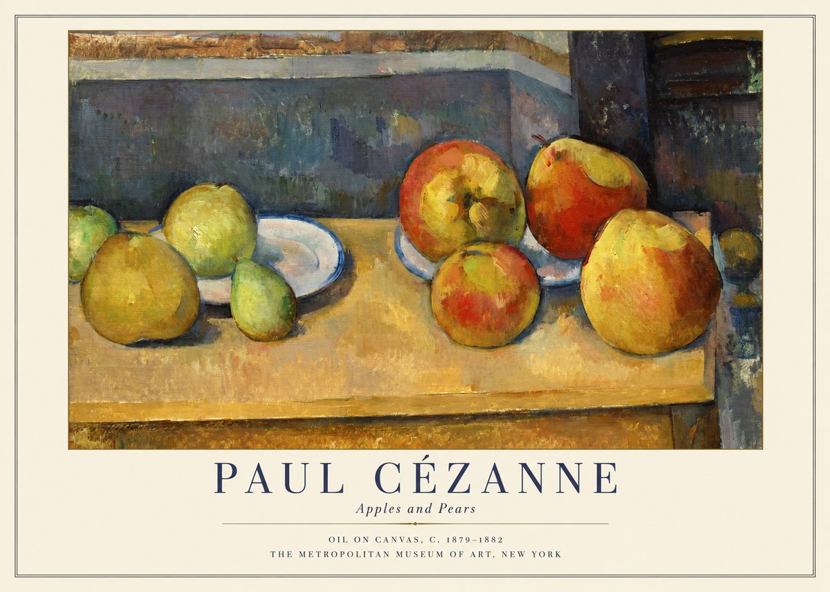 Paul Cézanne Apples and Pears No1 - Affiche
