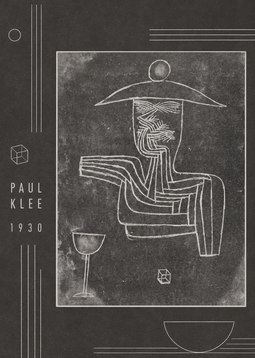 Paul Klee Figure of a Seer No2 - Affiche