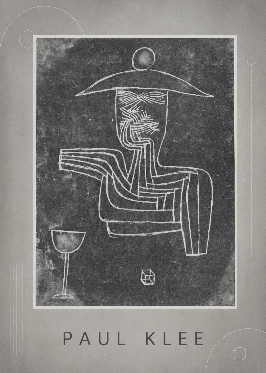 Paul Klee Figure of a Seer No4 - Affiche