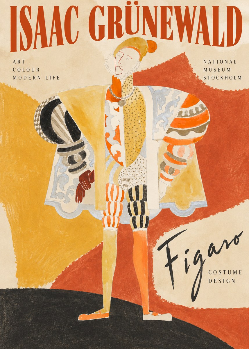 Isaac Grünewald Figaro I No2 - Affiche