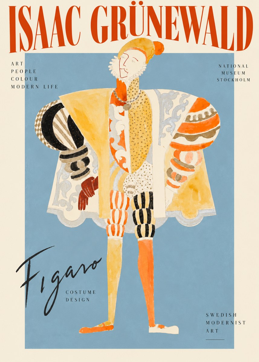 Isaac Grünewald Figaro I No3 - Affiche
